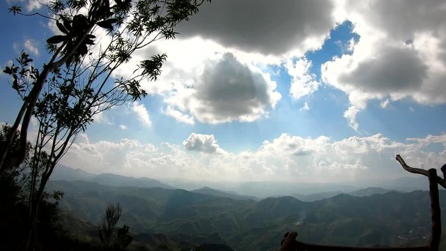 overlooking view from Urayas Peak in Sitio Talaingod