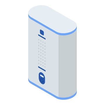 recommend clip art: Air purifier icon. Isometric of air purifier vector icon for web design isolated on white background