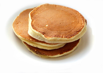 Pancakes. Tasty breakfast. American pancakes. Food from the test.