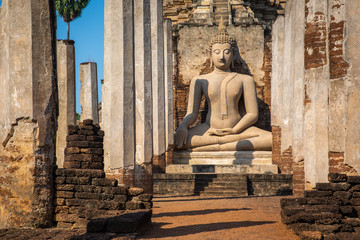 Phra Si Ratana Mahathat Chaliang temple in Sukhothai province, Thailand.