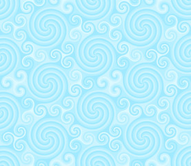 Fototapeta na wymiar Mosaic from spirals. Frosted glass. Wrapping paper. Seamless pattern.