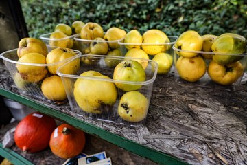 apples for sale in a basket