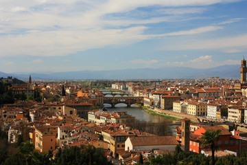 Naklejka na ściany i meble Medieval city of Florence, Italy