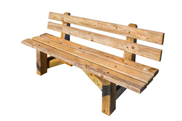 Wooden seat for outdoor usage