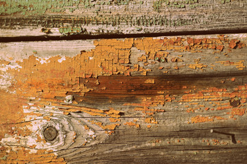 Old wooden surface close up. Abstract background retro style