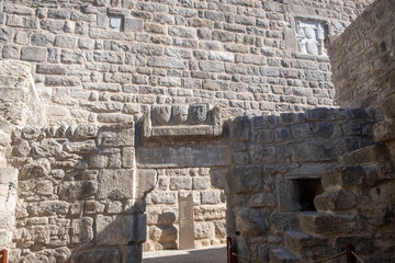 Knight Symbols in Bodrum Castle. St. Peters castle in Bodrum, Turkey. Built in XV century, now the castle housed the Museum of Underground Archeology