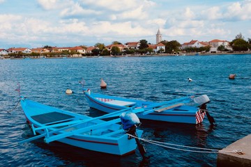 Fototapeta na wymiar Port de Nin, Croatie