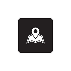 Pin map icon symbol vector