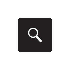 Magnifying glass, search icon symbol vector