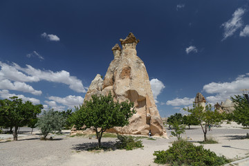 Rock Formations in Pasabag Monks Valley, Cappadocia, Nevsehir, Turkey