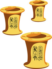 vector illustration of vase