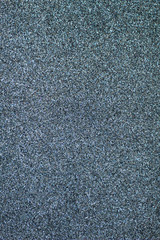 Silver glitter background, selective focus