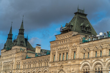 GUM in Moscow. The main department store. The most important and oldest store in Russia