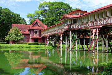 Fototapeta na wymiar Sanam Chandra Palace, Nakhon Prathom, Thailand