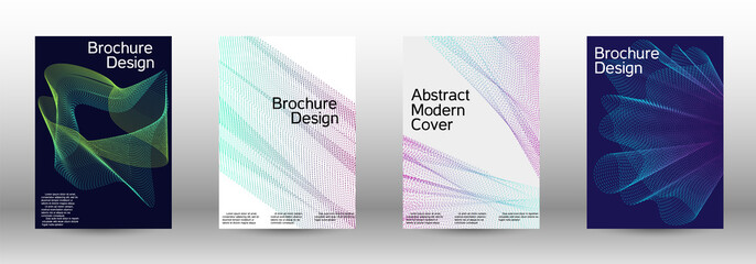 Cover design template set 