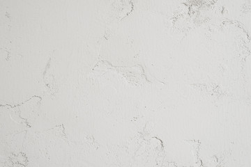 White stucco wall background. White painted cement wall texture