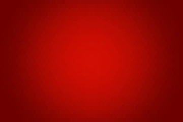 Gradient red hexagon abstract background.