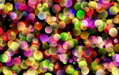 gradient abstract colored circles 