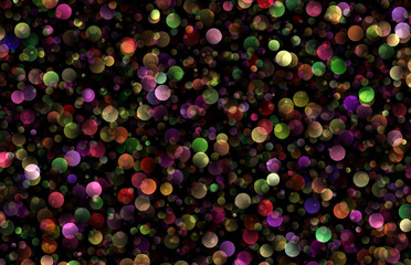 gradient abstract colored circles 
