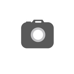 Camera icon vector isolated on white background