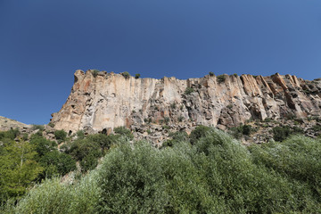 Fototapeta na wymiar Ihlara Valley in Cappadocia, Turkey