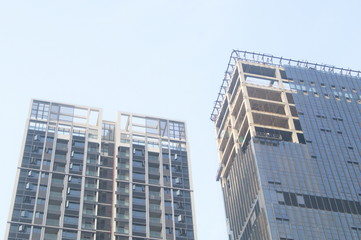 Obraz premium Newly completed residential buildings