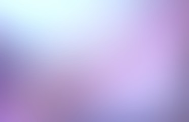 Exquisite lilac blue light abstract background. Transparent glow blurred texture. Simple pattern.