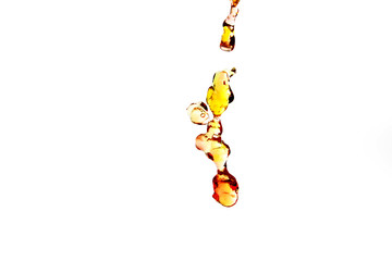 Fruity jelly on white background