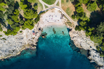 Havajsko beach aerial photo, Pula-Croatia