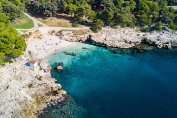 Obraz premium Havajsko beach aerial photo, Pula-Croatia