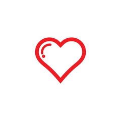 Love Logo Vector icon illustration design