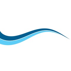 Wave line vector concept illustration design 