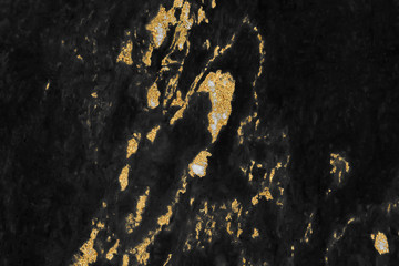Obraz na płótnie Canvas Black and gold marble texture design for cover book or brochure, poster, wallpaper background or realistic business and design artwork.