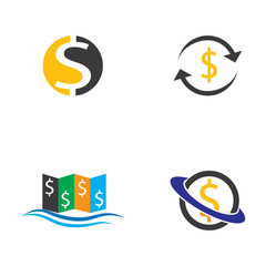  Dollar Logo Template vector symbol