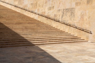 Next to the Malta parliament building