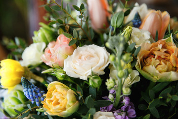 stunning beautiful flowers for a top event, flowers decorating your holiday and Christmas	