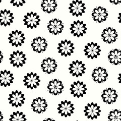 Fashionable pattern in small flowers. Floral seamless background for textiles, fabrics, covers, wallpapers, print, gift wrapping and scrapbooking. Raster copy.