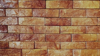 old red brick wall background