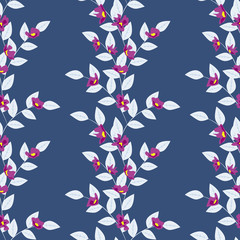 Fashionable pattern in small flowers. Floral seamless background for textiles, fabrics, covers, wallpapers, print, gift wrapping and scrapbooking. Raster copy.