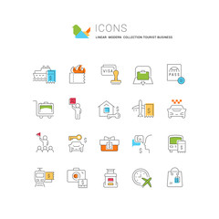 Linear Modern Collection Tourist Business