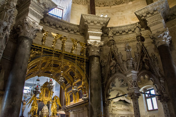 wnętrze Katedry w Split, Chorwacja