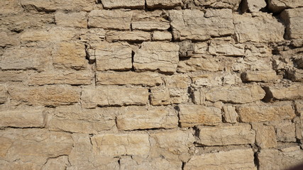 Background, rubble stone, fir, tree, ancient stones, ancient wall, granite stone