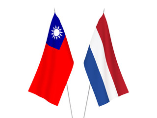 Netherlands and Taiwan flags