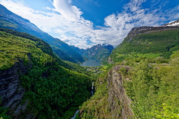 Fototapeta na wymiar Geirangerfjord