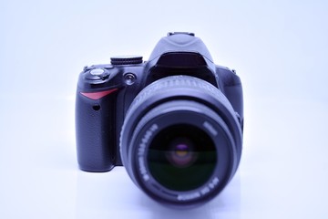 Digital camera with lens