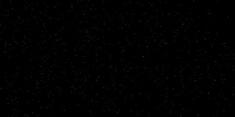 Starry dark night sky with bright stars.