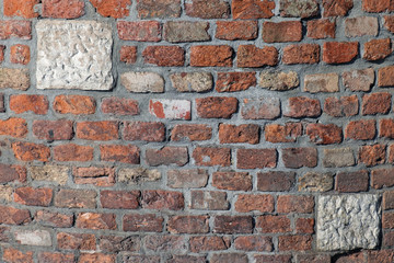 Old brick wall pattern