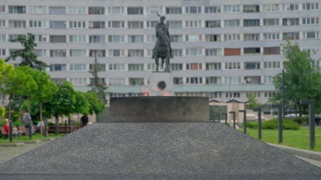 Ma&ntilde;ana en la Plaza Mihai Viteazu, Cluj-Napoca, Transilvania,Ruman&iacute;a, Europa
