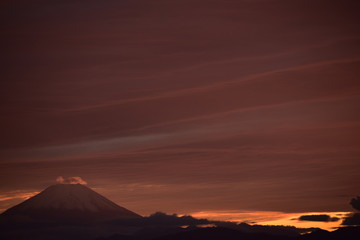 Fototapeta na wymiar Mt.fuji-38(Sunset)