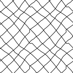 Pattern square lines black vector